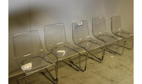 6 design stoelen
